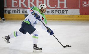 <p>Der Slowene Ales Kranjc verfügt über einen harten Schuss.<br/>Foto: Imago<br/></p>