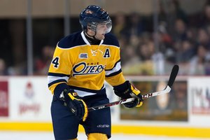 <p>Dane Fox, hier noch im Trikot des OHL-Clubs Erie Otters, spielt künftig in Nürnberg. Foto: imago</p>