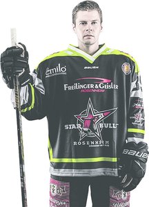 <p>Schoss die Starbulls Rosenheim mit einem weiteren Doppelpack zum Sieg gegen Sterzing: Neuzugang Petri Lammassaari<br/>Foto: Starbulls Rosenheim<br/></p>
