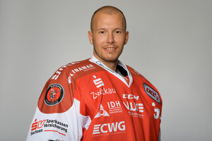 Sebastian Albrecht, Goalie der Eispiraten Crimmitschau: "Ich habe weiterhin die Nummer 30 auf dem Trikot"