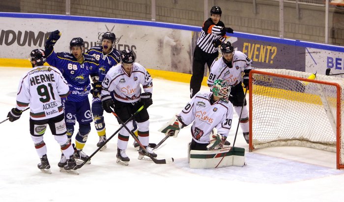 Halle beendet mit Comeback der Saison die Scorpions-Serie, Diego Hofland landet Viererpack, Rostock siegreich zurück