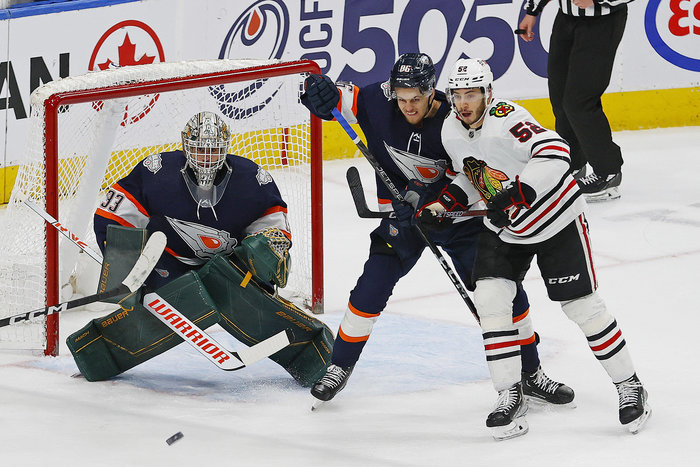Edmonton feiert Not-Goalie Matt Berlin, Draisaitl und McDavid erzielen je drei Punkte, Grubauer schafft fünften Saisonsieg