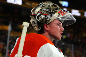 Freigesprochener Carter Hart unterschreibt Probevertrag in Las Vegas und wäre ab 1. Dezember wieder in der NHL spielberechtigt
