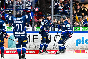 Roosters ringen Red Bulls nieder, Haie entführen drei Punkte vom Pulverturm, Mannheim nach Derby-Sieg nun Zweiter