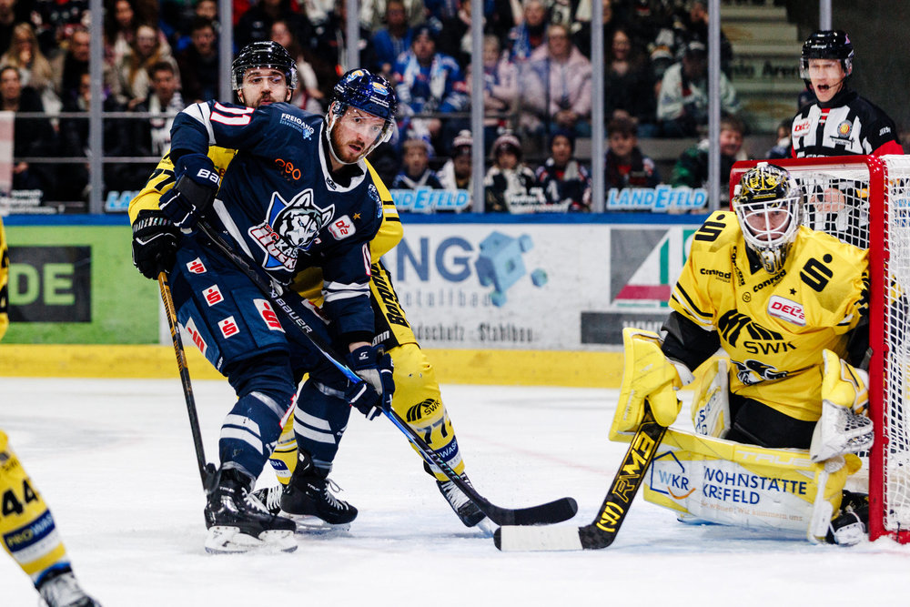 Achter Sieg in Serie: Krefeld gewinnt auch in Kassel – Morley crasht Carlssons ESVK-Rückkehr, DEG in Bad Nauheim erfolgreich