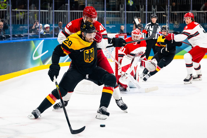 Draisaitl eröffnet, Stützle trifft doppelt: DEB-Männer schlagen Dänemark zum Olympia-Start mit 3:1