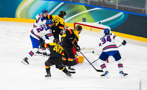 USA zu stark: DEB-Team verliert Vorrundenabschluss mit 1:5 und trifft im Qualifikationsmatch auf Frankreich