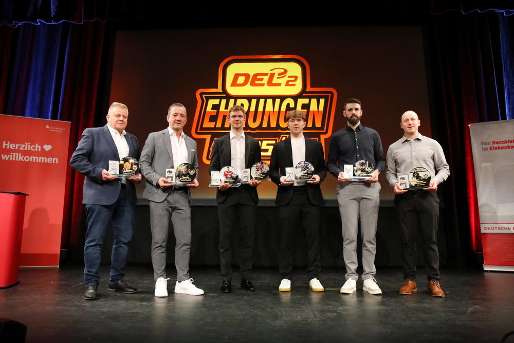 Die Bilder zur DEL2-Ehrungsveranstaltung: Jonas Neffin Doppelsieger, Krefeld räumt drei Awards ab