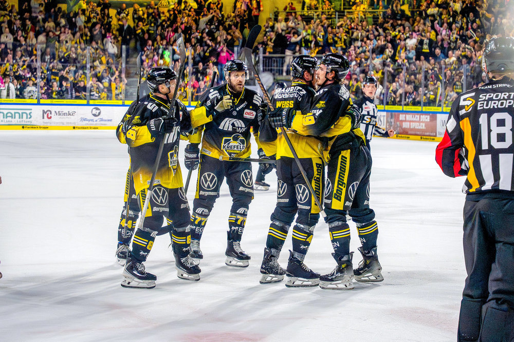 Krefeld auch in Spiel 3 unaufhaltsam - Matchpuck am Freitagabend