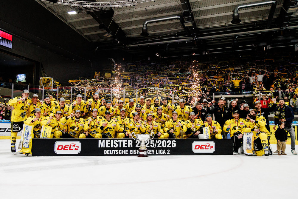 Krefeld ist DEL2-Meister und steigt in die PENNY DEL auf – Philip Gogulla mit Hattrick beim 5:2 in Kassel