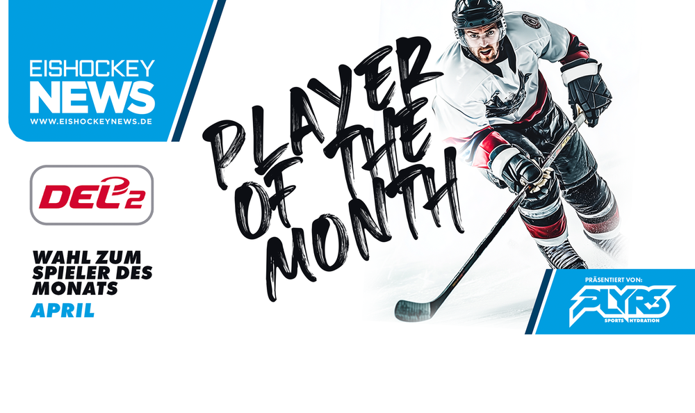 Wer wird Spieler des Monats April 2026 in der DEL2?